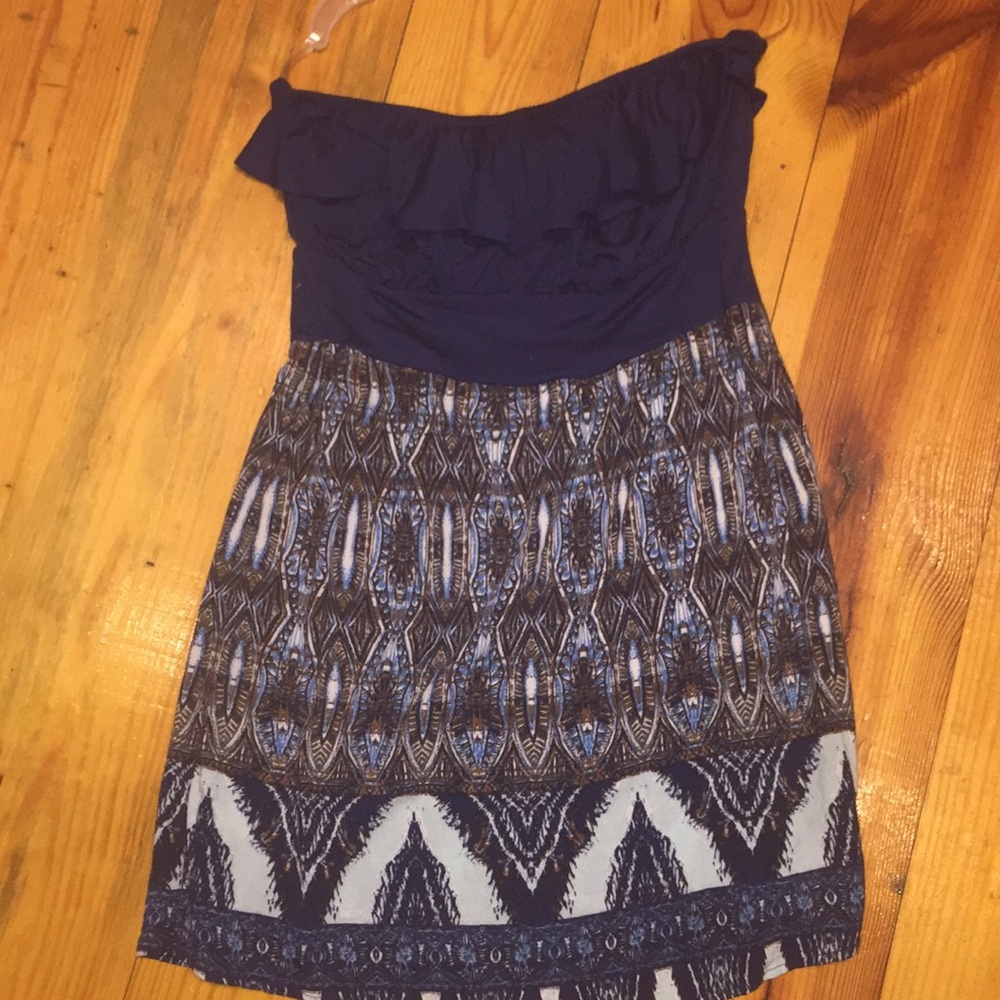 Strapless dress